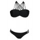 Fashion Women Sexy Rope Highlight Black Bikini