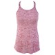 Rosy Braided Racerback Burnout Beach Dress